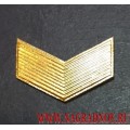 Лычка золотого цвета звание старший сержант