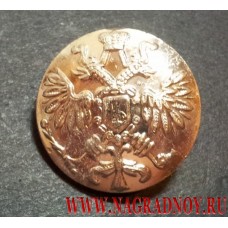 Пуговица Царская серебряного цвета 17 мм
