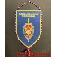 Вымпел с логотипом Управления ФСБ России по Республике Северная Осетия-Алания