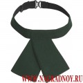 Женский галстук-бант зеленого цвета