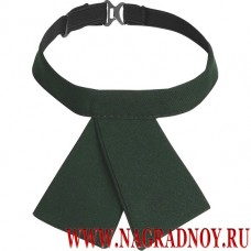Женский галстук-бант зеленого цвета