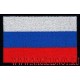 Нашивка Флаг Российской Федерации кант черного цвета