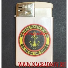Зажигалка с логотипом Морской пехоты Российской Федерации