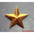 Звезда 20 мм золотого цвета