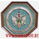 Настенные часы с символикой Министерства юстиции России