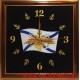 Часы с Андреевским флагом и якорями