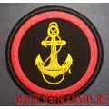 Нарукавный знак военнослужащих по принадлежности к Морской пехоте ВМФ России