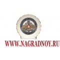 Настольная плакетка из фарфора с эмблемой Генштаба ВС России