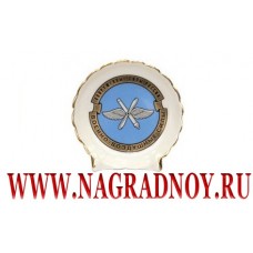 Настольная плакетка из фарфора с эмблемой ВВС России