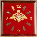 Часы настенные с символикой Вооруженных сил России