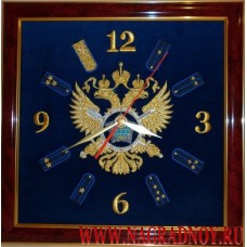 Часы настенные с эмблемой СВР России