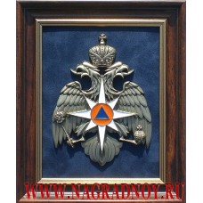 Плакетка с эмблемой МЧС России