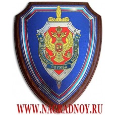 Щит с эмблемой Федеральной службы безопасности России