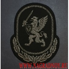 Шеврон черного цвета Главное командование Росгвардии