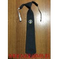 Форменный галстук серого цвета с вышитой эмблемой ГТН