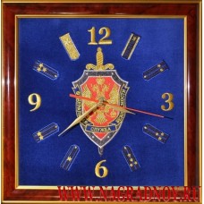 Часы настенные с символикой ФСБ РФ
