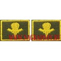 Вышитые петличные эмблемы Воздушно-десантных войск с липучкой