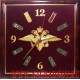 Настенные часы с эмблемой Внутренних войск МВД