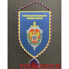Вымпел с эмблемой Управления ФСБ Российской Федерации по Ростовской области