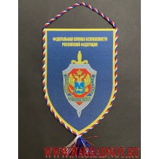Вымпел с гербом Управления ФСБ РФ по Псковской области
