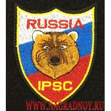 Нашивка на рукав RUSSIA IPSC с липучкой