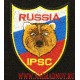 Нашивка на рукав RUSSIA IPSC с липучкой