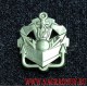 Петличная эмблема Инженерных войск полевая