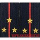 Фальшпогоны МВД нового образца с вышитыми звездами для старшего лейтенанта