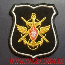 Шеврон Органов военного управления МО РФ для офисной формы черного цвета